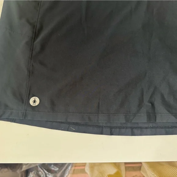 Smartwool Active Wool Lined Skirt Size L Skort Black Pockets Athletic Stretch - Picture 3 of 11